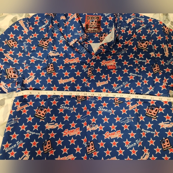 Dixxon Snap-On Tools 199 Pastrana Racing Shirt Men's Size Large Red Blue White - Picture 2 of 6